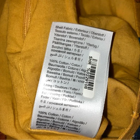 FARM Rio Yellow Tropical Tapestry layered Mini Skirt Size S - Picture 9 of 12